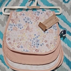 Chick Pea Floral Baby Bib Set